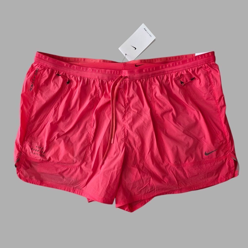 Nike Running Division 2-In-1 4" Shorts Dri-Fit ADV Pink FZ0609-629 New Men's 2XL
